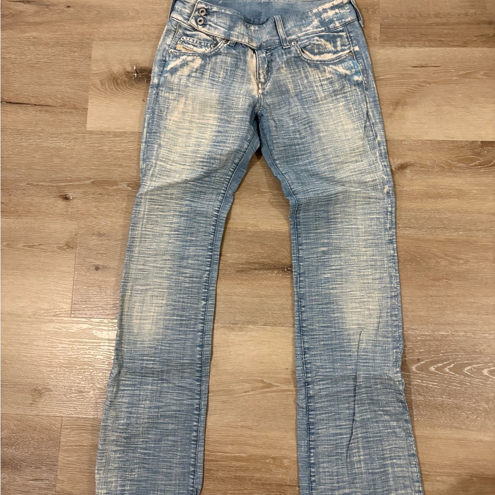 Diesel Women's Faded Blue Skinny Jeans